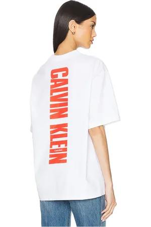 Calvin Klein Camiseta relaxed en color blanco talla L en - White. Talla L (también en M, S, XL/1X).