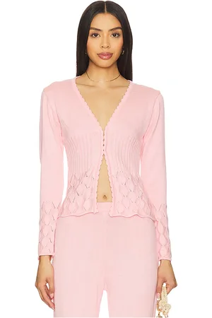 Agua Bendita Cárdigan en color rosado talla L en - Pink. Talla L (también en M, S, XL, XS).