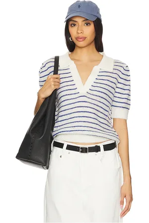 Pistola Billie top en color blanco, azul talla L en - White,Blue. Talla L (también en M, S, XL, XS).