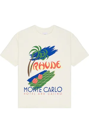 Rhude Camiseta roulette en color blanco talla L en - White. Talla L (también en M, S).