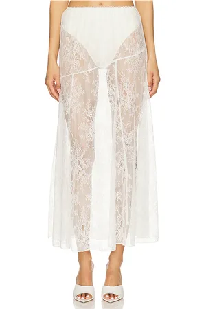 Steve Madden Falda veera en color blanco talla L en - White. Talla L (también en XL).