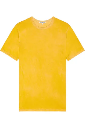 Cotton Citizen Camiseta classic en color amarillo mostaza talla L en - Mustard. Talla L (también en M, S, XL/1X).