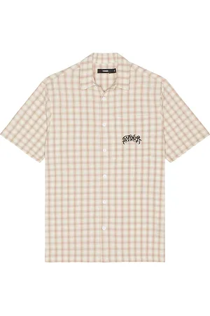 FORMER Camisa manga corta manners check en color talla L en - . Talla L (también en M, S, XL/1X).