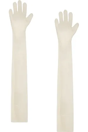 Norma Kamali Guantes largos en color talla M/L en - Cream. Talla M/L (también en XS/S).