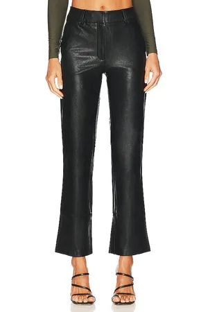 Commando Pantalón con trabillas faux leather full length en color talla M en - Black. Talla M (también en S, XS).