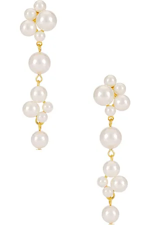Jennifer Behr Pendientes pernilla en color ivory talla all en - Ivory. Talla all.