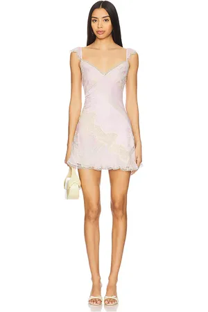 LOVESHACKFANCY Vestido sylva en color blush,yellow talla 4 en - Blush,Yellow. Talla 4 (también en 6).