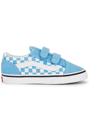 Vans Niño pequeño old skool v en color azul talla 10 en - Blue. Talla 10 (también en 7, 7.5, 8, 8.5, 9, 9.5).