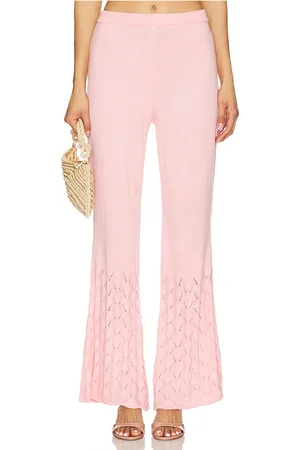 Agua Bendita Pantalón acampanado en color rosado talla L en - Pink. Talla L (también en M, S, XL, XS).