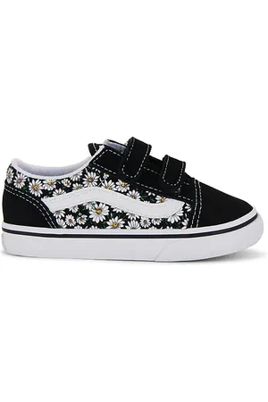 Vans Niño pequeño old skool v en color negro talla 7 en - Black. Talla 7 (también en 7.5, 8, 8.5, 9, 9.5).