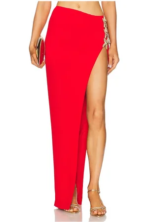 Lovers And Friends Falda isolde en color talla L en - Red. Talla L (también en M, S, XL).