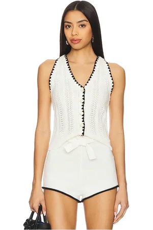 heartLoom Chaleco bethany en color blanco talla L en - White. Talla L (también en M, S, XL, XS).