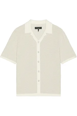 RAG&BONE Camisa en color crema talla L en - Cream. Talla L (también en M, S, XL/1X).
