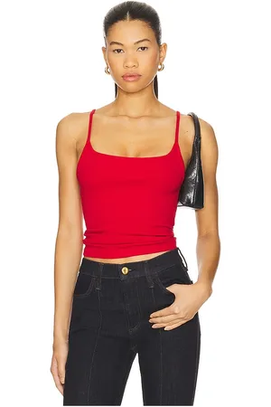 Donni. Top sin mangas en color rojo talla M en - Red. Talla M (también en S, XL, XS).
