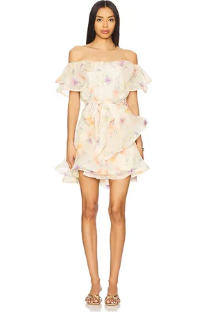 ELLIATT Minivestido livette en color durazno talla L en - Peach. Talla L (también en M, S, XL, XS).