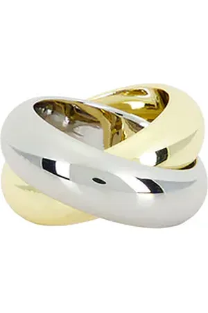 Shashi Anillo ross en color oro metálico talla 5 en - Metallic Gold. Talla 5 (también en 6, 7, 8).