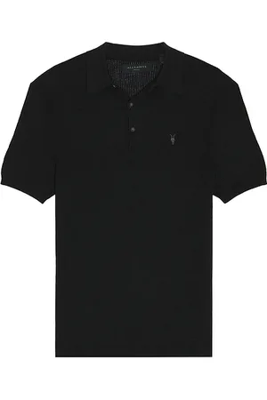 AllSaints Polo aubrey en color talla L en - Black. Talla L (también en M, S, XL/1X).