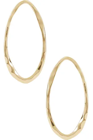 Ettika Pendientes hammered en color oro metálico talla all en - Metallic Gold. Talla all.