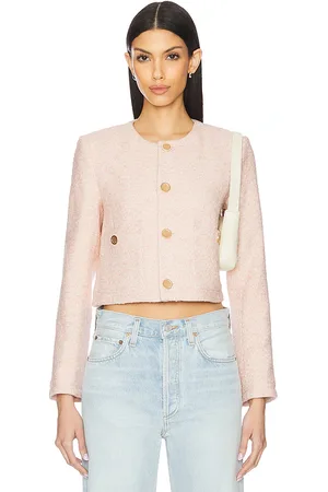 Frame Blazer tweed en color rosado talla L en - Pink. Talla L (también en M, S).