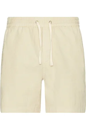 Marine Saturday stretch selvage short en color crema talla L en - Cream. Talla L (también en M, S, XL/1X).