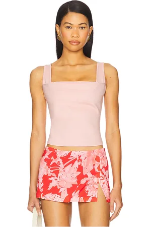 Miaou Luna top en color rubor talla L en - Blush. Talla L (también en M, S, XL, XS).