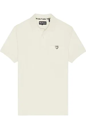 Barbour Tothill polo en color blanco talla L en - White. Talla L (también en M, S, XL/1X).