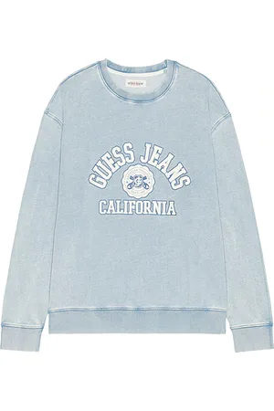 Guess Sudadera en color bebe azul talla L en - Baby Blue. Talla L (también en M, S, XL/1X).
