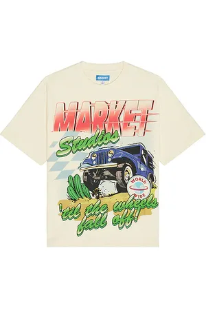 MARKET Camiseta wheels en color crema talla M en - Cream. Talla M (también en S, XL/1X).