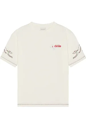 Drôle de Monsieur Camiseta en color crema talla L en - Cream. Talla L (también en M, S, XL/1X).