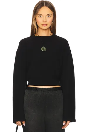 AEXAE Bell sleeve jumper en color talla L en - Black. Talla L (también en M, S, XS).