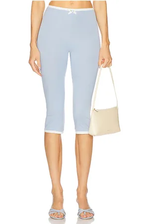 Rowen Rose Pantalones capri de jersey en color bebe talla 34/0 en - Baby Blue. Talla 34/0 (también en 36/2).