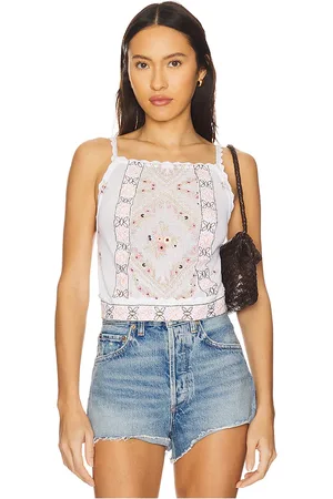 Free People Top sin mangas garden en color talla L en - . Talla L (también en M, S, XL, XS).