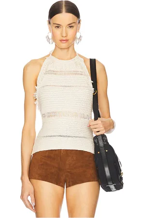 Isabel Marant Araliane top en color crema talla 34/2 en - Cream. Talla 34/2 (también en 36/4, 38/6, 40/8).