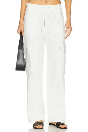 Free People Pantalón park ave en color blanco talla L en - White. Talla L (también en M, S, XL, XS).