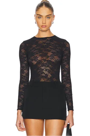 FLEUR DU MAL Body le stretch en color talla L en - Black. Talla L (también en M).