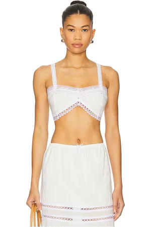 SWF Fine lace bralette en color blanco talla L en - White. Talla L (también en M, S, XS).
