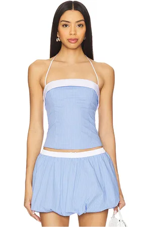 Nialaya Cherry top en color azul talla L en - Blue. Talla L (también en M, S, XS).