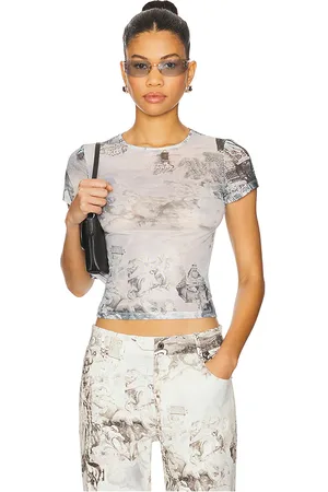 Miaou X revolve mini tee en color gris talla L en - Grey. Talla L (también en M, S, XL, XS).