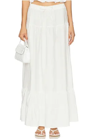 Peixoto Falda maxi riley en color talla M en - White. Talla M (también en XS).