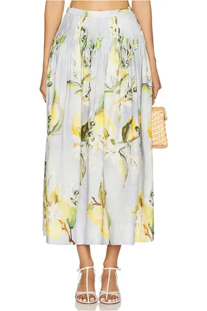 Nicholas Falda midi amabelle pintuck en color bebe azul talla 2 en - Baby Blue. Talla 2 (también en 6).