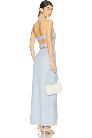La Porte Vestido strapless con espalda de panel. romy en color bebe azul talla L en - Baby Blue. Talla L (también en M, S, XL).