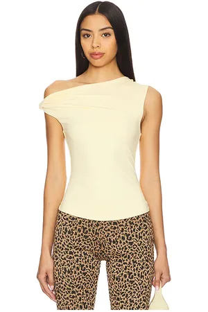 Nialaya Fraise top en color amarillo talla L en - Yellow. Talla L (también en M, S, XL, XS).