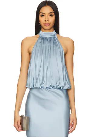 House of Harlow X revolve charlene top en color bebe azul talla L en - Baby Blue. Talla L (también en M, S, XS).