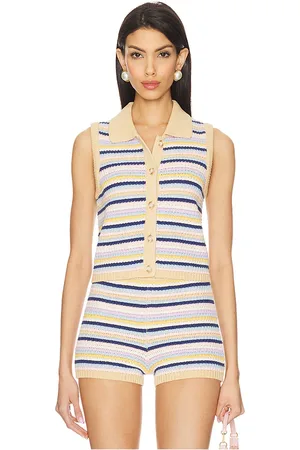 Lovers And Friends Donna polo top en color bronce talla L en - Tan. Talla L (también en M, S, XS).