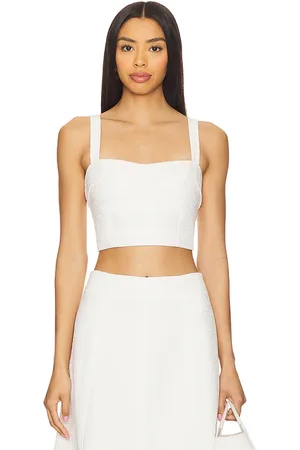 VERONICA BEARD Faxon top en color blanco talla 0 en - White. Talla 0 (también en 10, 12, 2, 4, 8).