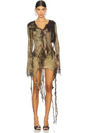 Marrknull Camisa washed flower en color talla M en - Brown. Talla M (también en S, XS).