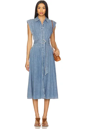 VERONICA BEARD Vestido loreta en color azul talla 0 en - Blue. Talla 0 (también en 2, 4).