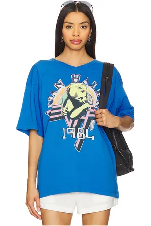 DAYDREAMER Van halen 1984 oversized jersey en color azul talla L en - Blue. Talla L (también en M, S, XL, XS).