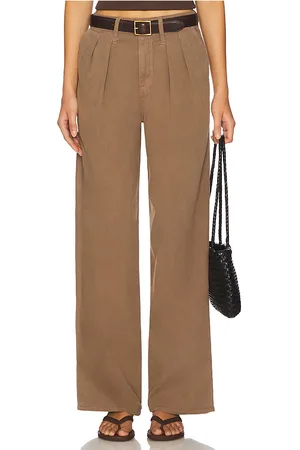AMO DENIM Pantalón con trabillas sheryl en color taupe talla 23 en - Taupe. Talla 23 (también en 24, 26, 27, 28, 29, 30, 31).