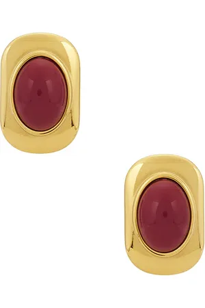 petit moments Pendientes de tachuela ashley en color oro metálico talla all en - Metallic Gold. Talla all.